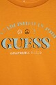 Chłopiec Guess longsleeve bawełniany dziecięcy L3YI06.K8HM4.9BYX pomarańczowy