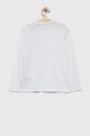 Guess longsleeve bawełniany dziecięcy L3YI35.K8HM4.9BYX biały AW23