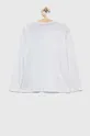 Detská bavlnená košeľa s dlhým rukávom Guess biela
