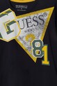 Chłopiec Guess longsleeve bawełniany dziecięcy L3YI37.K8HM4.9BYX granatowy