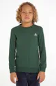 zelena Otroški bombažen pulover Tommy Hilfiger Fantovski