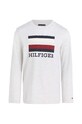 Παιδικό βαμβακερό μακρυμάνικο Tommy Hilfiger KB0KB08331.128.176.9BYX γκρί AW23