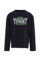 Παιδικό βαμβακερό μακρυμάνικο Tommy Hilfiger KB0KB08429.74.122.9BYX σκούρο μπλε AW23
