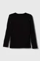 Βαμβακερή μπλούζα με μακριά μανίκια Calvin Klein Jeans μαύρο