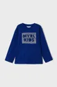 plava Dječja pamučna majica dugih rukava Mayoral Za dječake