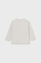 Mayoral longsleeve bawełniany niemowlęcy 2014.3B.Baby.9BYX szary AW23