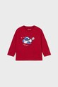 Mayoral longsleeve din bumbac pentru bebeluși print rosu 2014.3B.Baby.9BYX