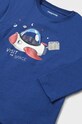 Mayoral longsleeve bawełniany niemowlęcy niebieski 2014.3B.Baby.9BYX