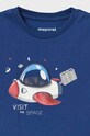 Mayoral longsleeve bawełniany niemowlęcy 2014.3B.Baby.9BYX niebieski