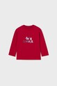 Mayoral longsleeve bawełniany niemowlęcy 2-pack 2022.3F.Baby.9BYX czerwony AW23