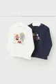 mornarsko plava Pamučna majica dugih rukava za bebe Mayoral 2-pack Za dječake