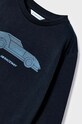 Chłopiec Mayoral longsleeve bawełniany dziecięcy 4018.5B.Mini.9BYX granatowy
