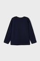Mayoral longsleeve bawełniany dziecięcy 4020.5C.Mini.9BYX granatowy AW23