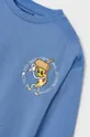 modrá Detská bavlnená košeľa s dlhým rukávom Mayoral