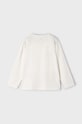 Mayoral longsleeve bawełniany dziecięcy 4028.5E.Mini.9BYX beżowy AW23