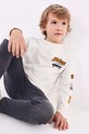 Mayoral longsleeve bawełniany dziecięcy nadruk beżowy 4033.5F.Mini.9BYX