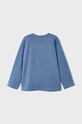 Dětské bavlněné tričko s dlouhým rukávem Mayoral 4038.5G.Mini.9BYX modrá AW23