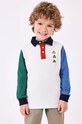 Mayoral longsleeve dziecięcy aplikacja multicolor 4103.5E.Mini.9BYX