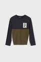 Mayoral longsleeve bawełniany dziecięcy 2-pack 7062.7C.Junior.9BYX