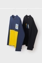 czarny Mayoral longsleeve bawełniany dziecięcy 2-pack Chłopięcy