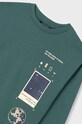 Chłopiec Mayoral longsleeve bawełniany dziecięcy 7071.7E.Junior.9BYX zielony