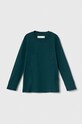 Abercrombie & Fitch longsleeve dziecięcy bawełna zielony KI224.3062