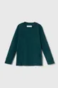 zelená Detské tričko s dlhým rukávom Abercrombie & Fitch Chlapčenský