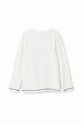 Chłopiec Desigual longsleeve bawełniany dziecięcy 23WBTK14 biały