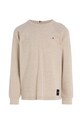Tommy Hilfiger longsleeve bawełniany dziecięcy KB0KB08611.128.176.9BYX beżowy AW23