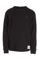 Tommy Hilfiger longsleeve bawełniany dziecięcy czarny