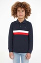 Tommy Hilfiger longsleeve dziecięcy wzorzyste granatowy KB0KB08656.128.176.9BYX