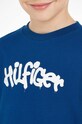 Tommy Hilfiger longsleeve bawełniany dziecięcy KB0KB08545.104.122.9BYX granatowy