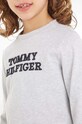 Tommy Hilfiger longsleeve bawełniany dziecięcy KB0KB08554.128.176.9BYX szary