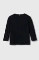 Detská bavlnená košeľa s dlhým rukávom Tommy Hilfiger čierna