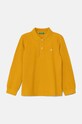 United Colors of Benetton longsleeve din bumbac pentru copii fixat galben 3089G3009.P.SEASONAL