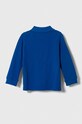 Хлопковый детский лонгслив United Colors of Benetton 3089G3009.P.SEASONAL голубой AW24