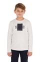 Guess longsleeve bawełniany dziecięcy L3BI10.I3Z14.9BYX biały
