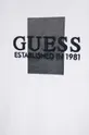 bijela Dječja pamučna majica dugih rukava Guess