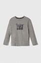 Pepe Jeans longsleeve bawełniany dziecięcy nadruk szary PB503729
