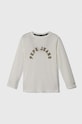 Pepe Jeans longsleeve din bumbac pentru copii print alb PB503730