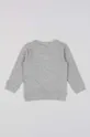Detská bavlnená košeľa s dlhým rukávom zippy sivá