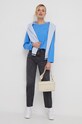 Tommy Hilfiger longsleeve WW0WW39784 niebieski AW23