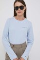 Лонгслів Tommy Hilfiger блакитний WW0WW39784