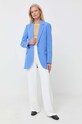 Hedvábné tričko s dlouhým rukávem MAX&Co. 79440423 zelená AW23