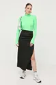 Tričko s dlhým rukávom Karl Lagerfeld zelená