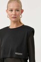 Longsleeve Patrizia Pepe μαύρο 8M1542.J145