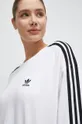 λευκό Βαμβακερή μπλούζα με μακριά μανίκια adidas Originals