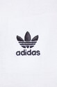 Bavlnené tričko s dlhým rukávom adidas Originals IK4054 biela