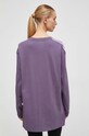Oblečenie Bavlnené tričko s dlhým rukávom adidas Originals IL3870 fialová