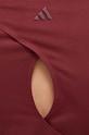 adidas Performance hosszú ujjú felső jógázáshoz Studio IL3954 burgundia